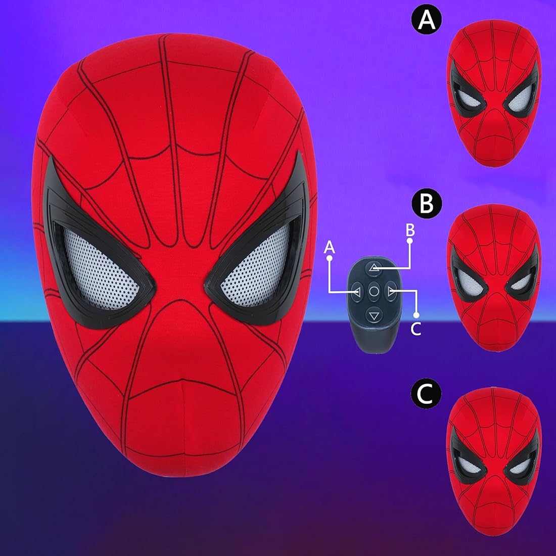 SpideyHub™ Spiderman WINKING MASK